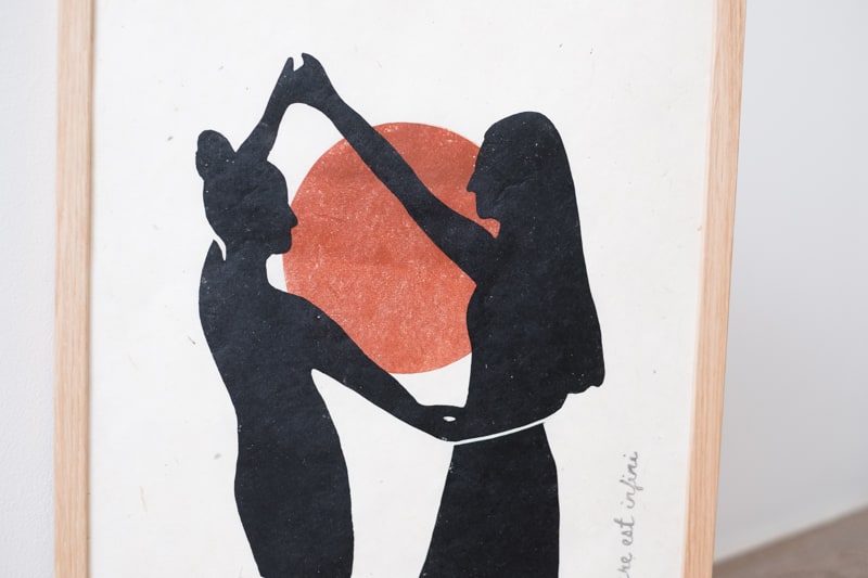 Linogravure Danse- La Bréqua Annecy – 800n – 3